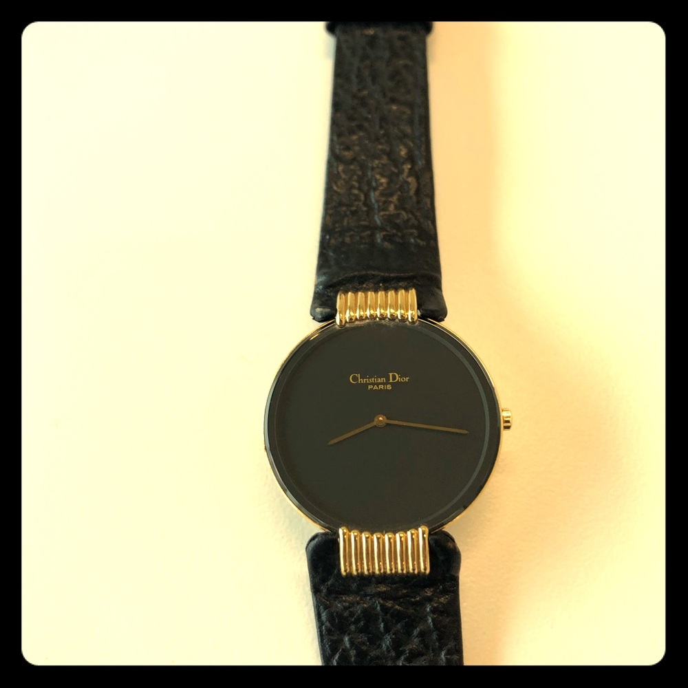 Chritian Dior Black Moon Vintage Watch